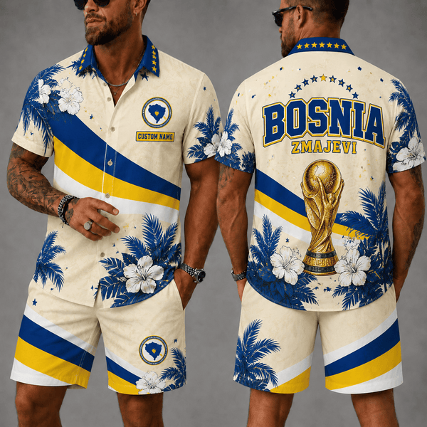 Bosnia and Herzegovina WC 26 Hawaii Shorts Set