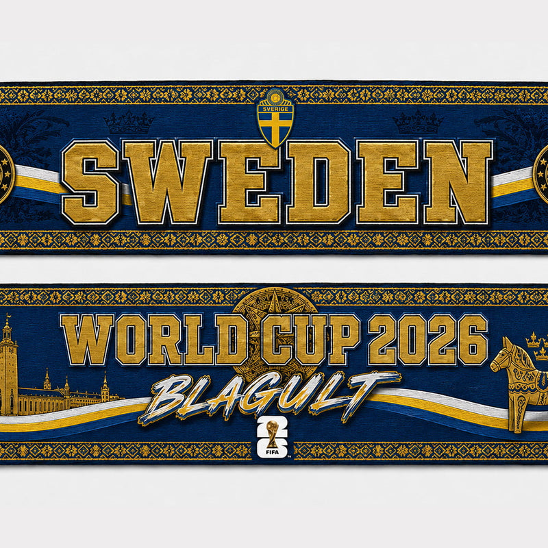 Sweden World Cup 2026 Scarf PVT020