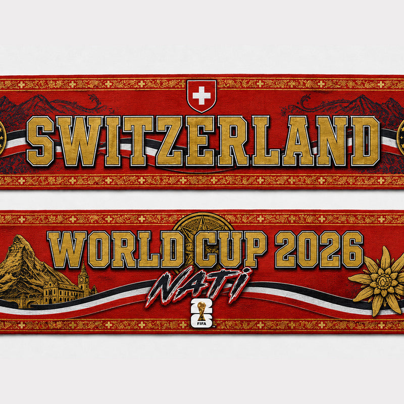 Switzerland World Cup 2026 Scarf PVT020