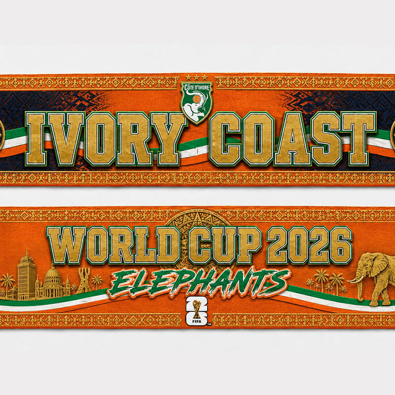 Ivory Coast World Cup 2026 Scarf PVT020