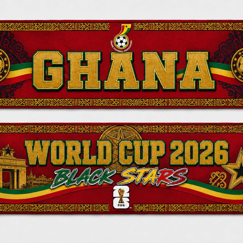 Ghana World Cup 2026 Scarf PVT020