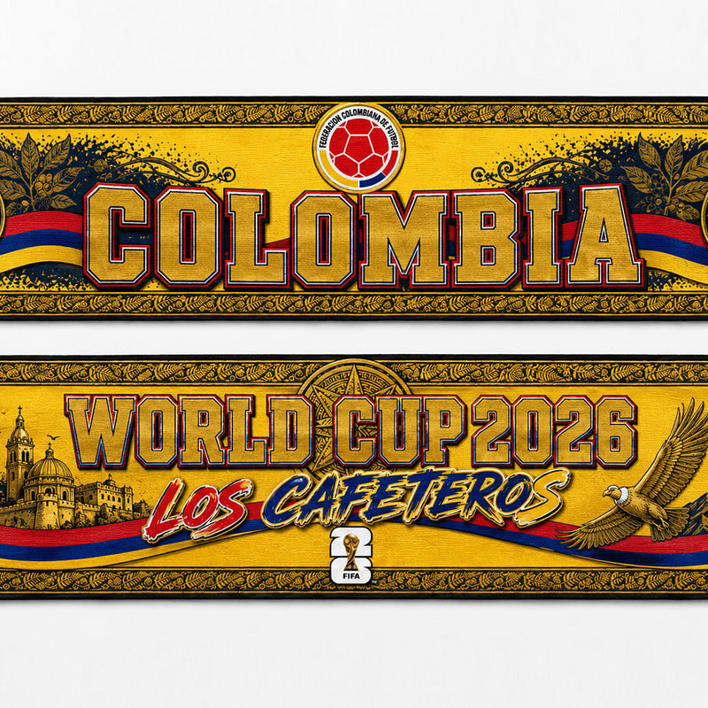 Colombia World Cup 2026 Scarf PVT020