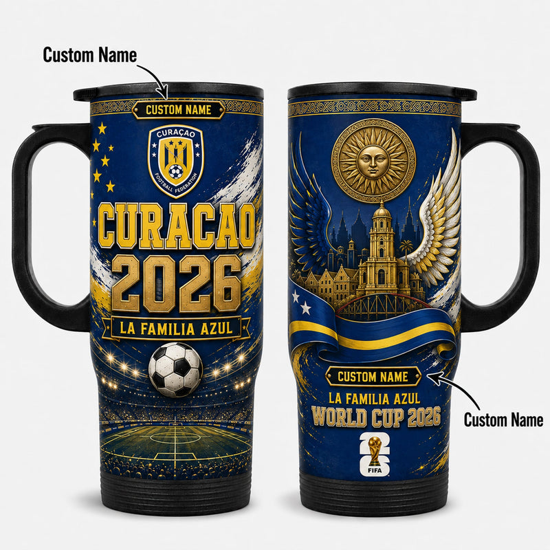 Curaçao World Cup 2026 Travel Tumbler PVT021