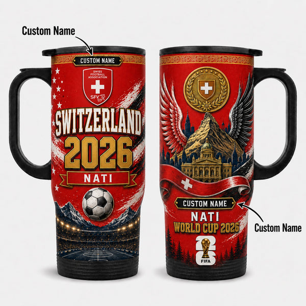 Switzerland World Cup 2026 Travel Tumbler PVT021
