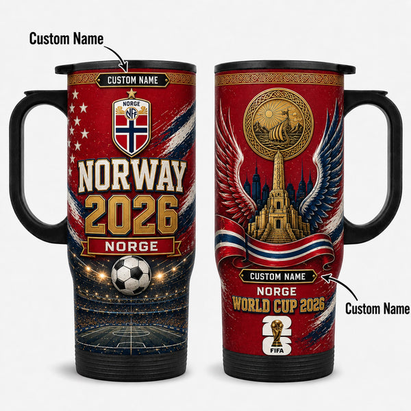 Norway World Cup 2026 Travel Tumbler PVT021