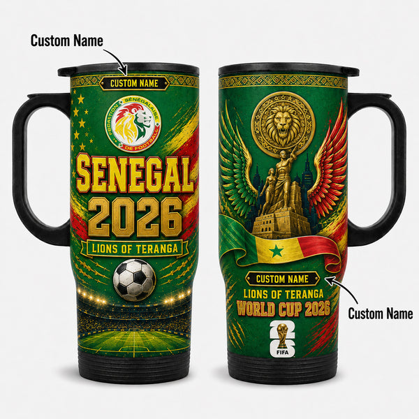 Senegal World Cup 2026 Travel Tumbler PVT021