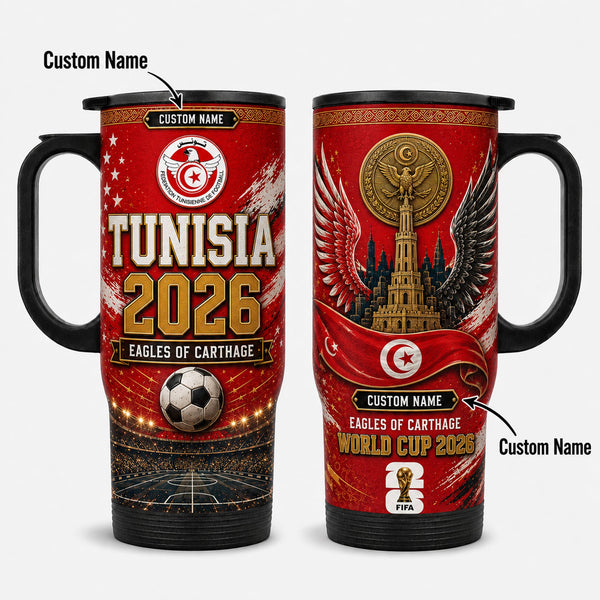 Tunisia World Cup 2026 Travel Tumbler PVT021