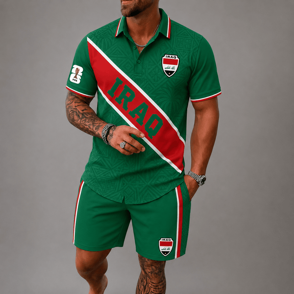 Iraq World Cup 2026 Hawaii Short Set PVT023