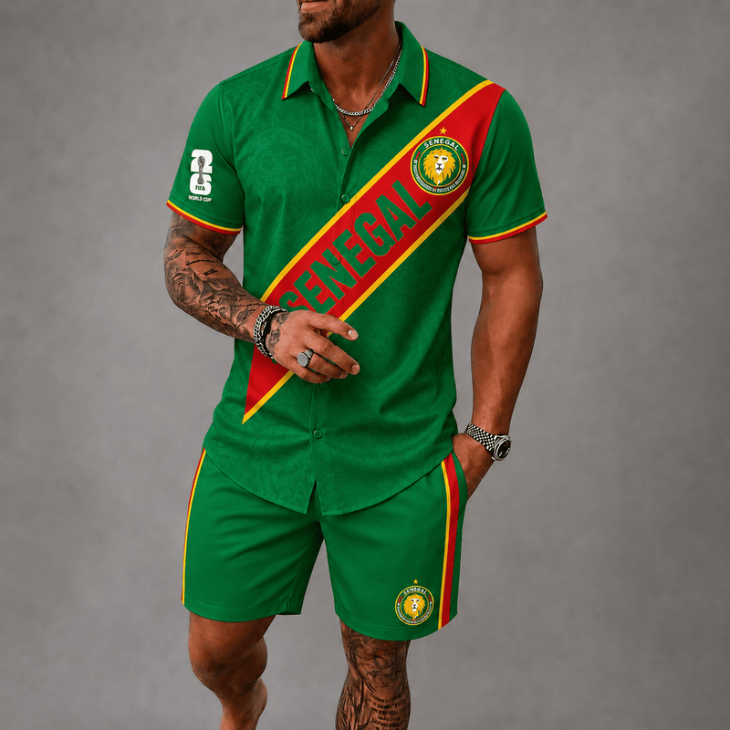 Senegal World Cup 2026 Hawaii Short Set PVT023