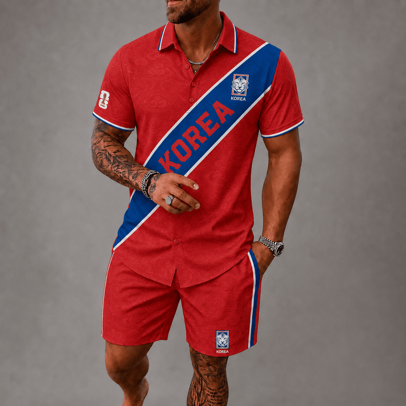 South Korea World Cup 2026 Hawaii Short Set PVT023