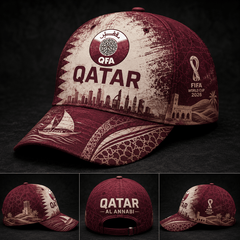 Qatar WC26 Vintage National Classic Cap