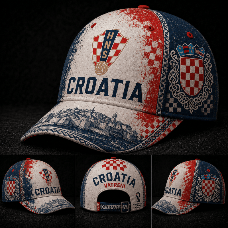 Croatia WC26 Vintage National Classic Cap