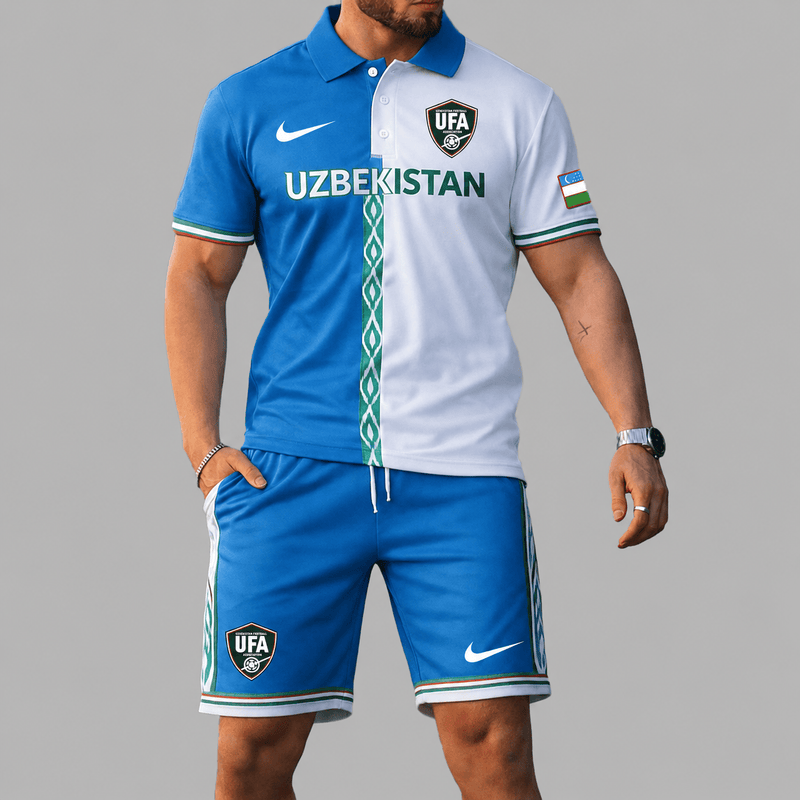 Uzbekistan World Cup 2026 Polo Short Set PL004