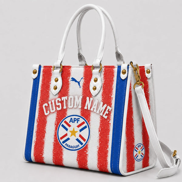 Paraguay World Cup 2026 Custom Leather Bag PVT028