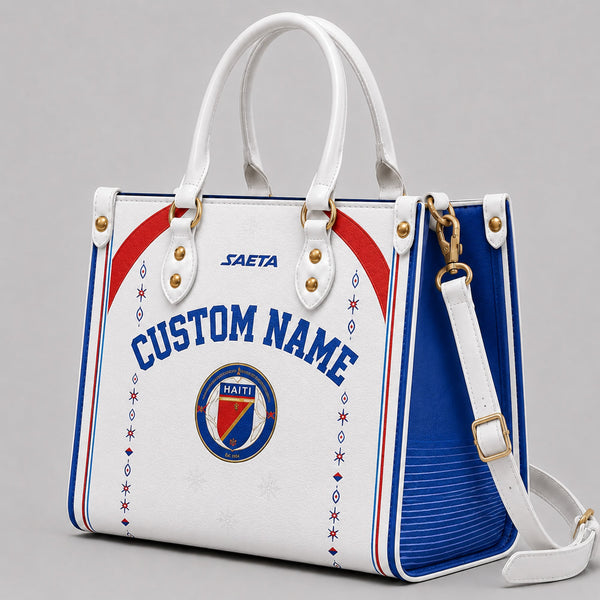 Haiti World Cup 2026 Custom Leather Bag PVT028