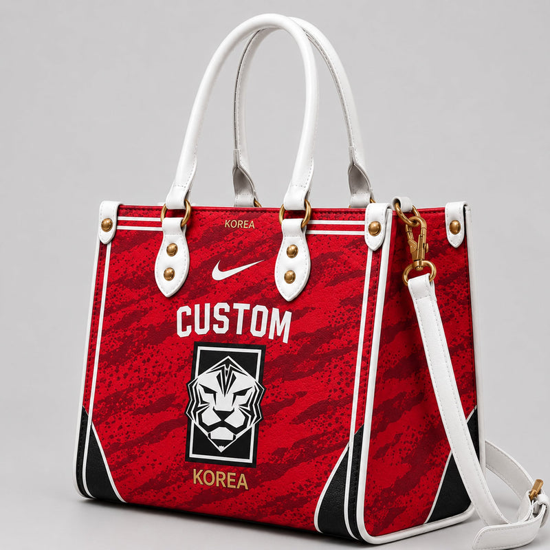South Korea World Cup 2026 Custom Leather Bag PVT028